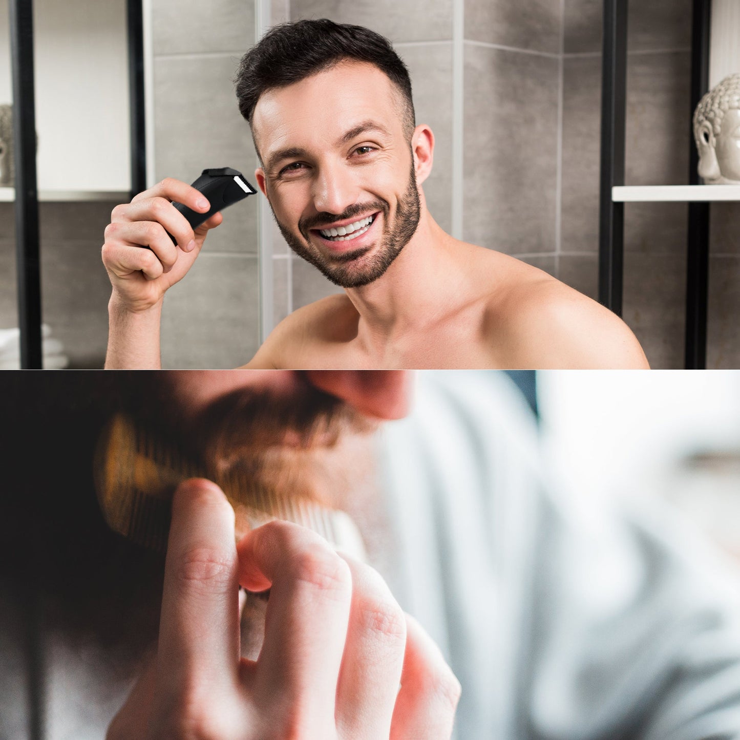 Mario Lopez Wireless Body Hair Trimmer & Shaver and Beard Care