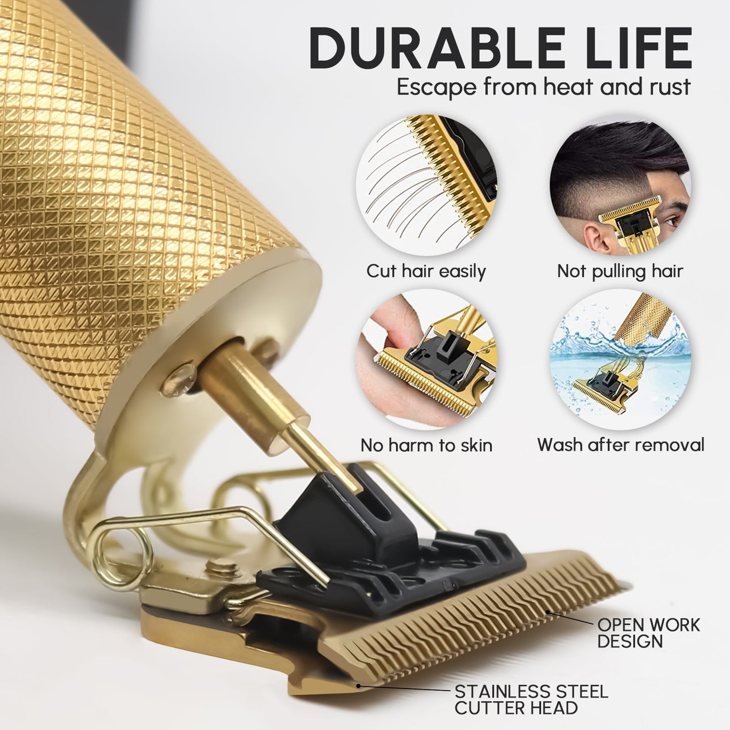 Hair Clippers for Men Professional Barber Clippers, Waterproof