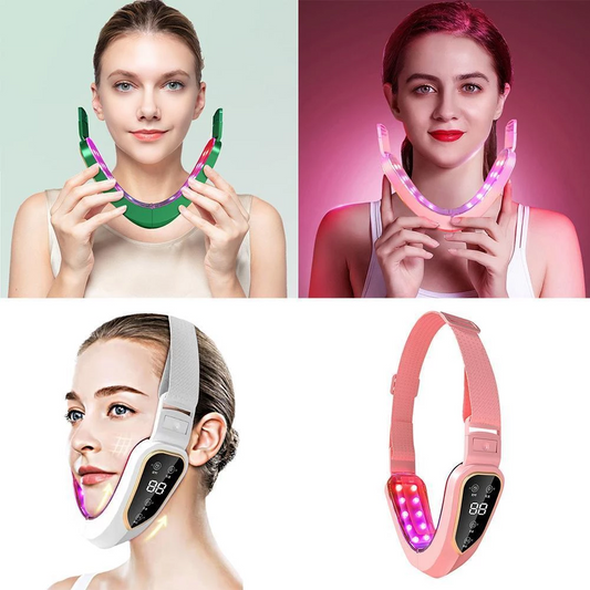 Facial Lifting Device LED Photon Therapy Facial Slimming Massager