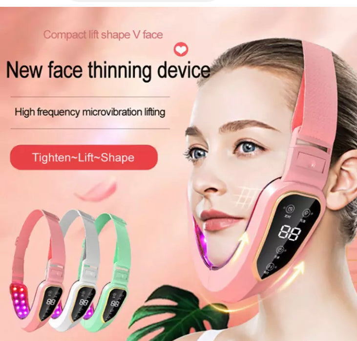 Facial Lifting Device LED Photon Therapy Facial Slimming Massager